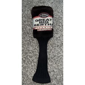 CALLAWAY GOLF CLUB HEAD COVER‎ SOCK GREAT BIG BERTHA Sole Plate #1 WAR BIRD
